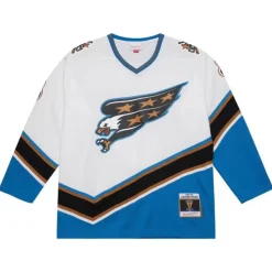 Blue Line Alexander Ovechkin Washington Capitals White 2005 Jersey