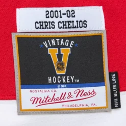 Blue Line Chris Chelios Detroit Red Wings Dark 2001 Jersey