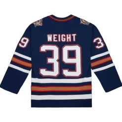 Blue Line Doug Weight Edmonton Oilers Dark 1999 Jersey