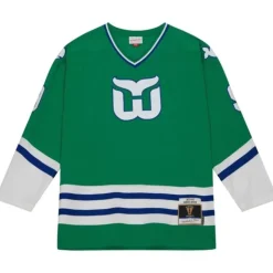 Blue Line Gordie Howe Hartford Whalers Dark 1979 Jersey