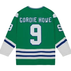 Blue Line Gordie Howe Hartford Whalers Dark 1979 Jersey