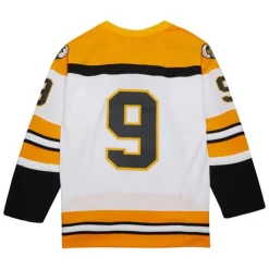 Blue Line Johnny Bucyk Boston Bruins White 1973 Jersey