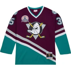 Blue Line J-S Giguere Anaheim Ducks Dark 2002 Jersey