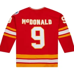 Blue Line Lanny Mcdonald Calgary Flames Dark 1988 Jersey
