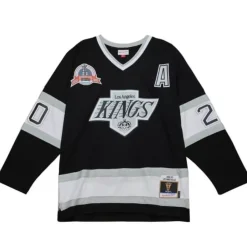 Blue Line Luc Robitaille Los Angeles Kings Home 1992 Jersey
