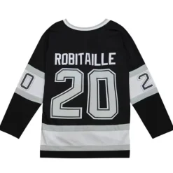 Blue Line Luc Robitaille Los Angeles Kings Home 1992 Jersey