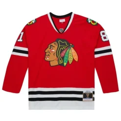 Blue Line Marian Hossa Chicago Blackhawks Dark 2014 Jersey