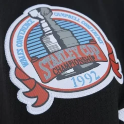 Blue Line Mario Lemieux Pittsburgh Penguins 1991 Jersey