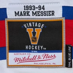 Blue Line Mark Messier New York Rangers 1993 Jersey