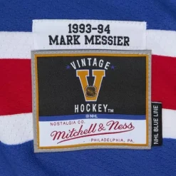 Blue Line Mark Messier New York Rangers 1993 Jersey