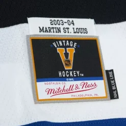Blue Line Martin St. Louis Tampa Bay Lightning Dark 2003 Jersey