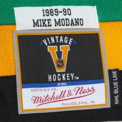 Blue Line Mike Modano Minnesota North Stars Dark 1989 Jersey