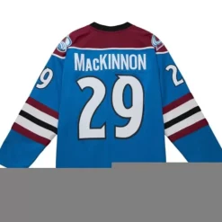 Blue Line Nathan Mackinnon Colorado Avalanche 2013 Jersey