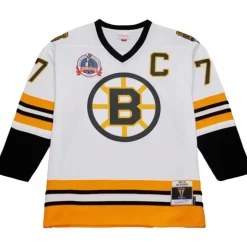 Blue Line Ray Bourque Boston Bruins White 1989 Jersey