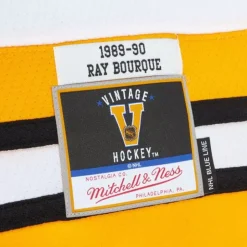 Blue Line Ray Bourque Boston Bruins White 1989 Jersey