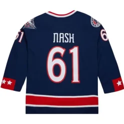 Blue Line Rick Nash Columbus Blue Jackets Dark 2003 Jersey