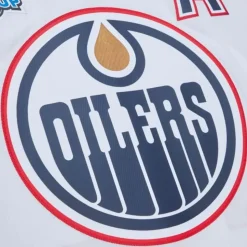 Blue Line Ryan Smyth Edmonton Oilers White 2005 Jersey