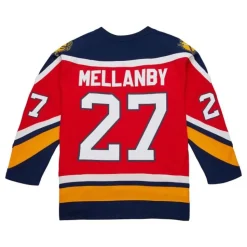Blue Line Scott Mellanby Florida Panthers Dark 1995 Jersey