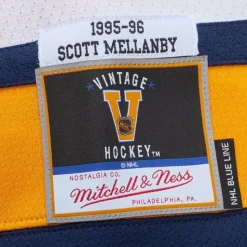 Blue Line Scott Mellanby Florida Panthers Dark 1995 Jersey
