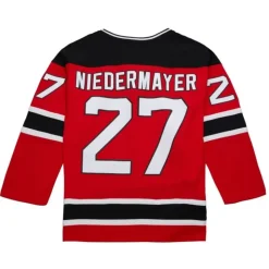 Blue Line Scott Niedermayer New Jersey Devils Dark 2002 Jersey