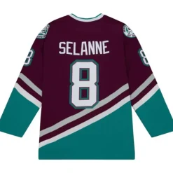 Blue Line Teemu Selanne Anaheim Ducks Dark 1996 Jersey