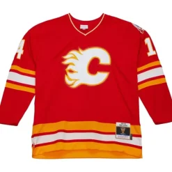 Blue Line Theo Fleury Calgary Flames Dark 1988 Jersey