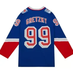 Blue Line Wayne Gretzky New York Rangers 1996 Jersey