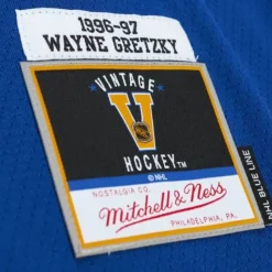 Blue Line Wayne Gretzky New York Rangers 1996 Jersey