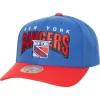 Boom Text Pro Snapback Vntg New York Rangers