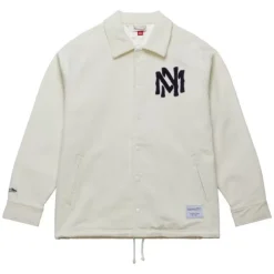 Branded M&N Interlock Corduroy Coaches Jacket