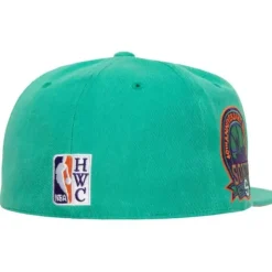 Cactus Cooler Fitted Hat Seattle Supersonics
