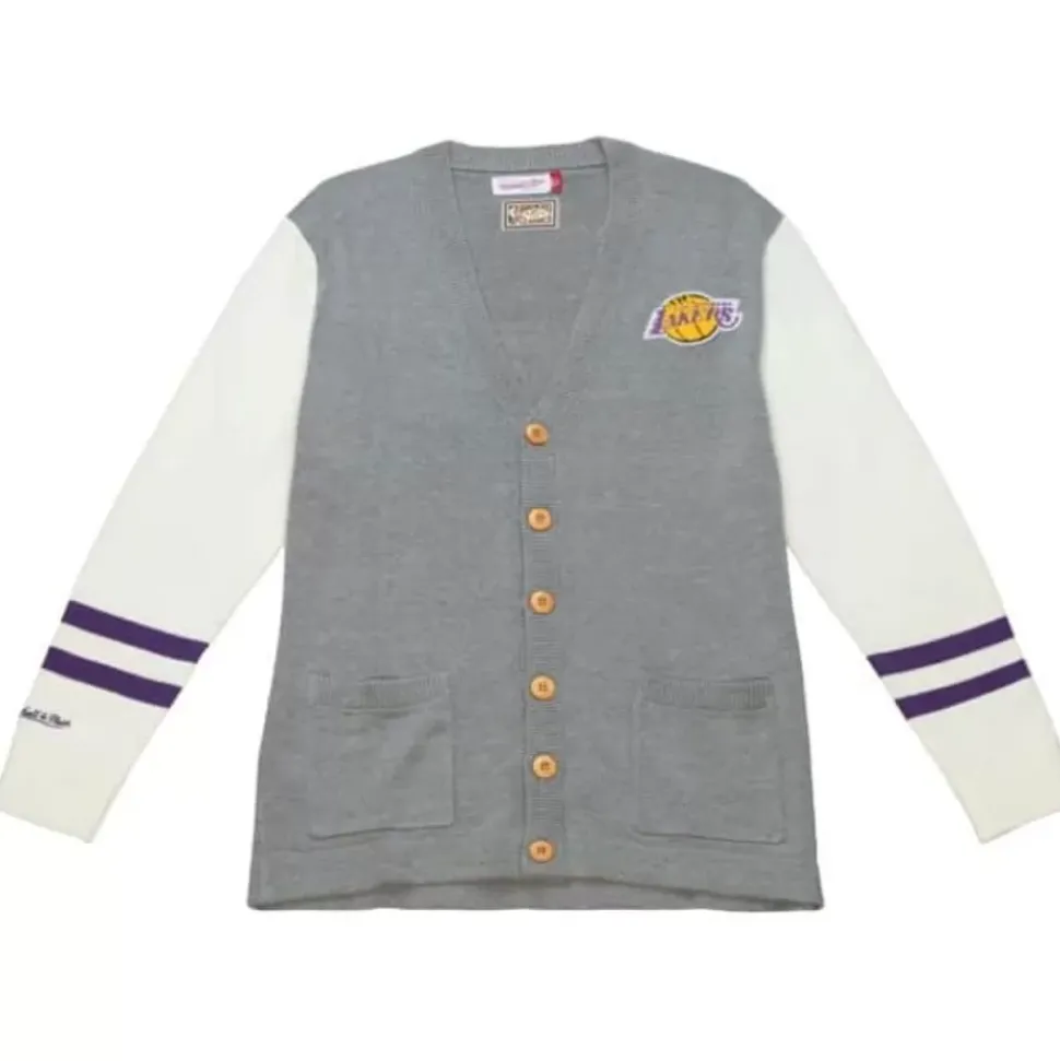 Cardigan Sweater Los Angeles Lakers