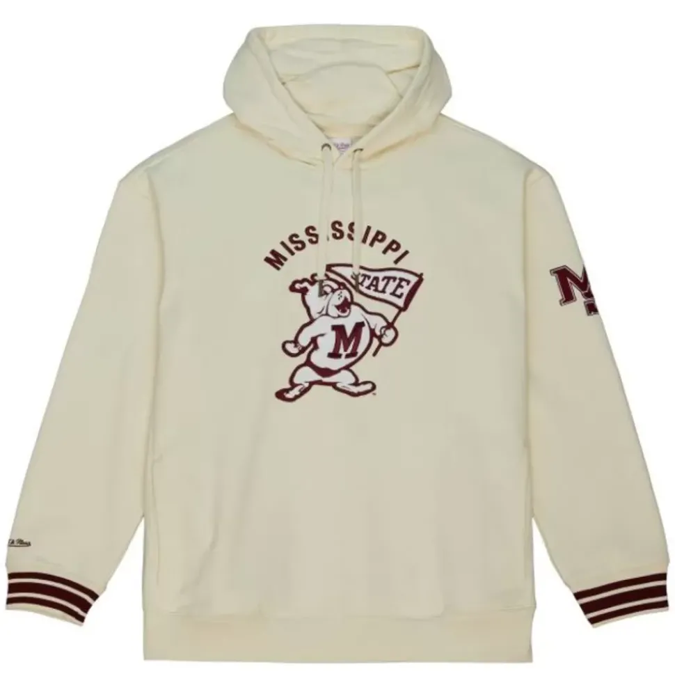 Chainstitch Heavyweight Hoodie Retro Mississippi State University