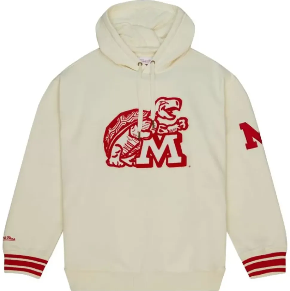Chainstitch Heavyweight Hoodie Retro University Of Maryland