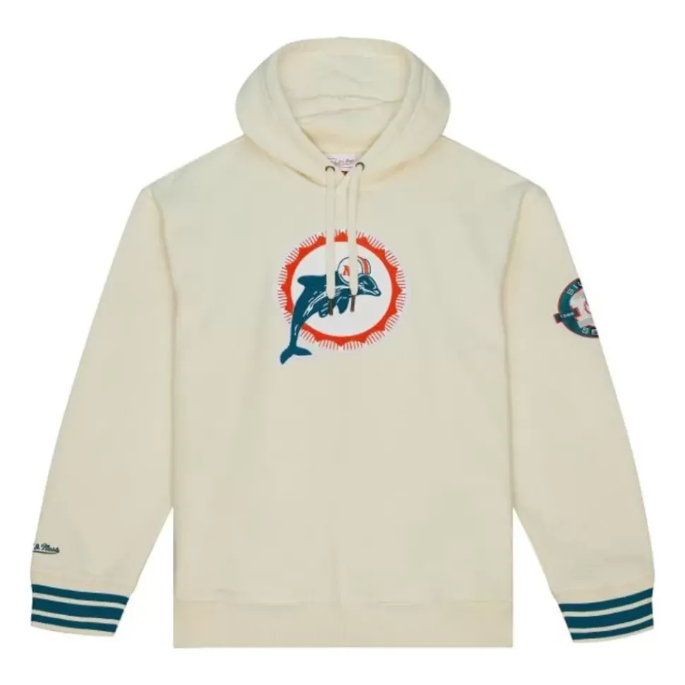 Chainstitch Heavyweight Hoodie Retro Miami Dolphins