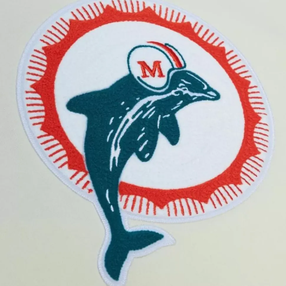 Chainstitch Heavyweight Hoodie Retro Miami Dolphins