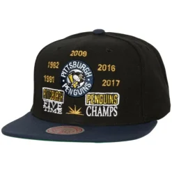 Champ Is Here Snapback Vntg Pittsburgh Penguins