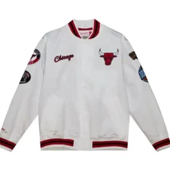 City Collection Lightweight Satin Jacket Chicago Bulls
