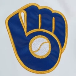 City Collection Lightweight Satin Jacket Milwaukee Brewers