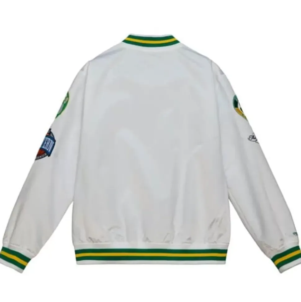 City Collection Lightweight Satin Jacket Boston Celtics