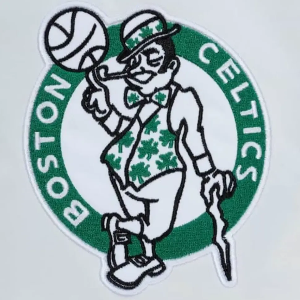 City Collection Lightweight Satin Jacket Boston Celtics