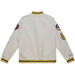 City Collection Lightweight Satin Jacket Golden State Warriors