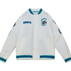City Collection Lightweight Satin Jacket Charlotte Hornets