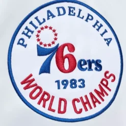 City Collection Lightweight Satin Jacket Philadelphia 76Ers