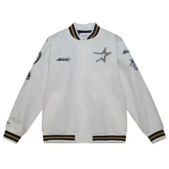 City Collection Lightweight Satin Jacket Houston Astros