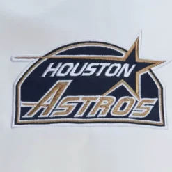 City Collection Lightweight Satin Jacket Houston Astros