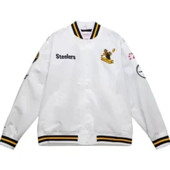 City Collection Lightweight Satin Jacket Pittsburgh Steelers