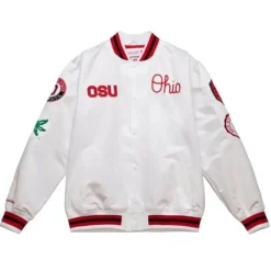 City Collection Lightweight Satin Jacket Ohio State
