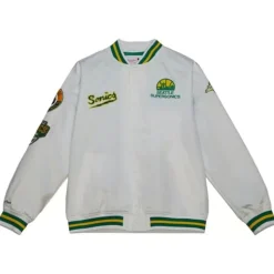 City Collection Lightweight Satin Jacket Seattle Supersonics