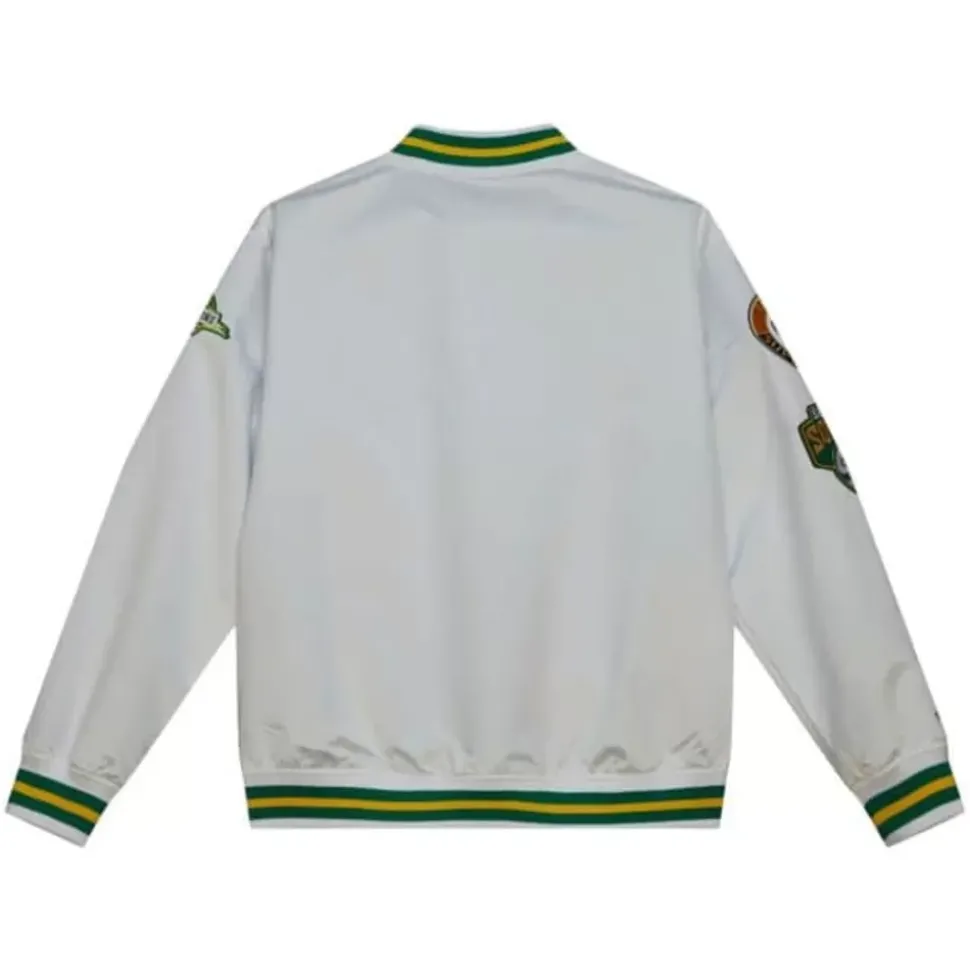 City Collection Lightweight Satin Jacket Seattle Supersonics